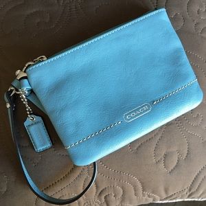 Pretty Blue Wristlet